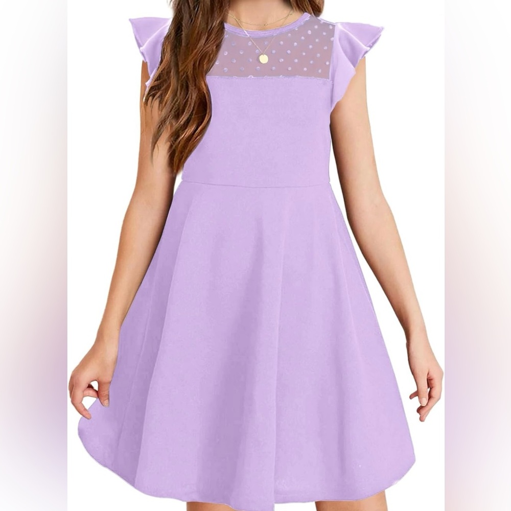 Purple kids dress
